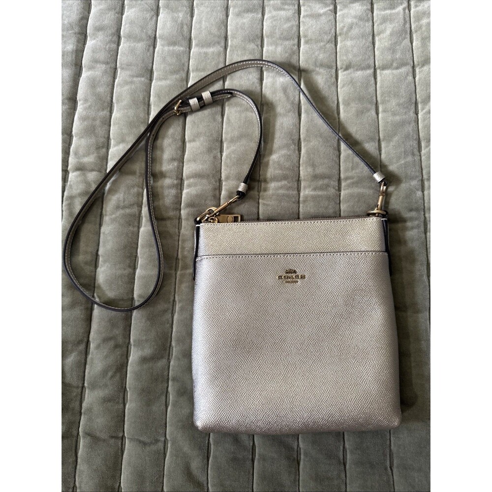 Coach Crossgrain Women's Kitt Crossbody Messenger Bag Gold Rare